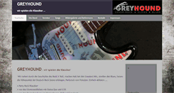 Desktop Screenshot of greyhound-rock.de