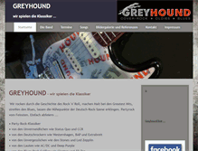 Tablet Screenshot of greyhound-rock.de